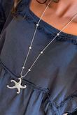 Laundry B Free Spirit Starfish Long Necklace Silver